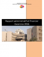 DGDP_RAPPORT ADMINISTRATIF ET FINANCIER 2016